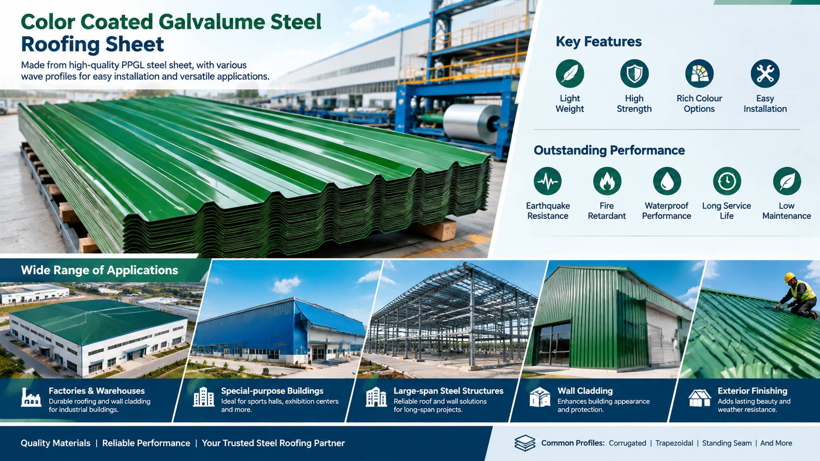 Ppgl Steel Roofing Sheet