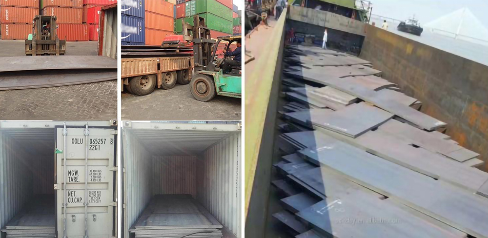 delivery of nm500 wear resistant steel plate