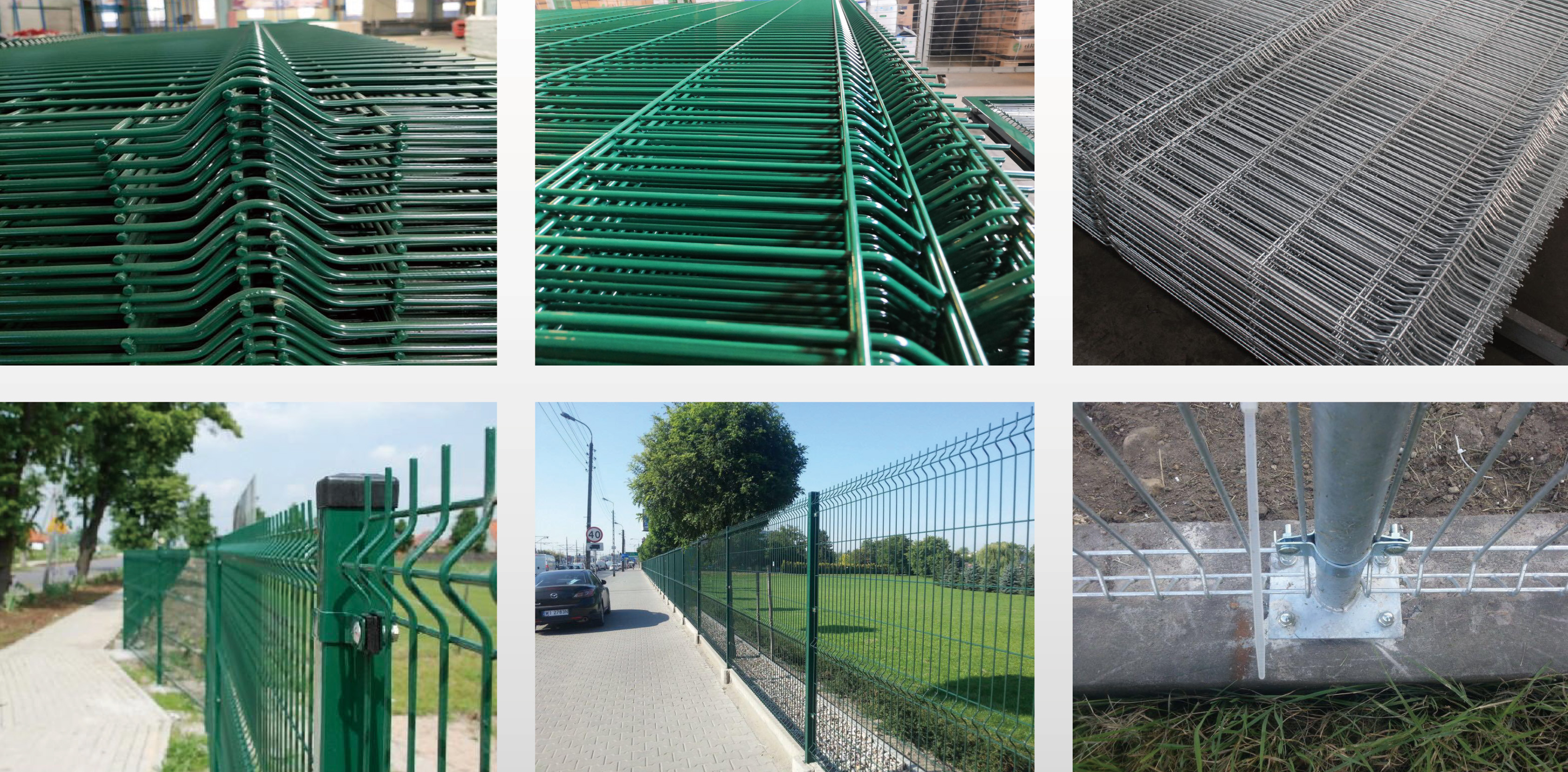 detailed images of weld mesh fence panels