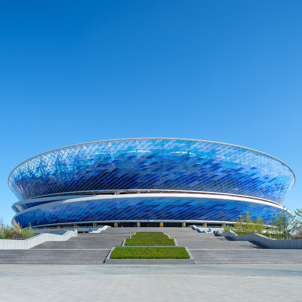 steel frame stadium structures