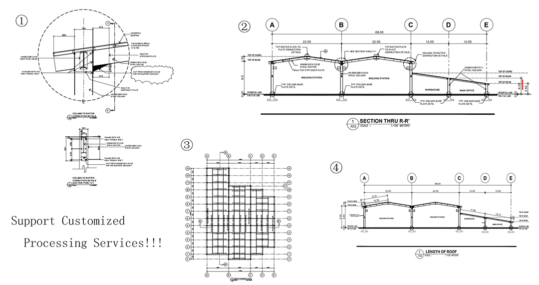 steel structure drawings 4