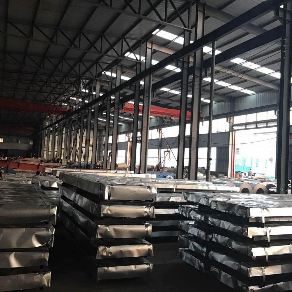 warehouse of steel sheet of zhanzhi